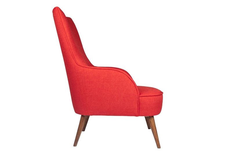Reavill Lænestol med Armlæn - Rød - Lænestole