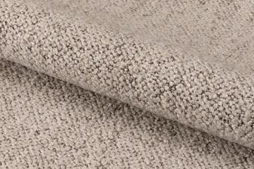 Reciclar Spisestol i bouclé med armlæn i egetræ - Mørk brun/Greige - Møbler - Stole & lænestole - Spisebordsstole & køkkenstole