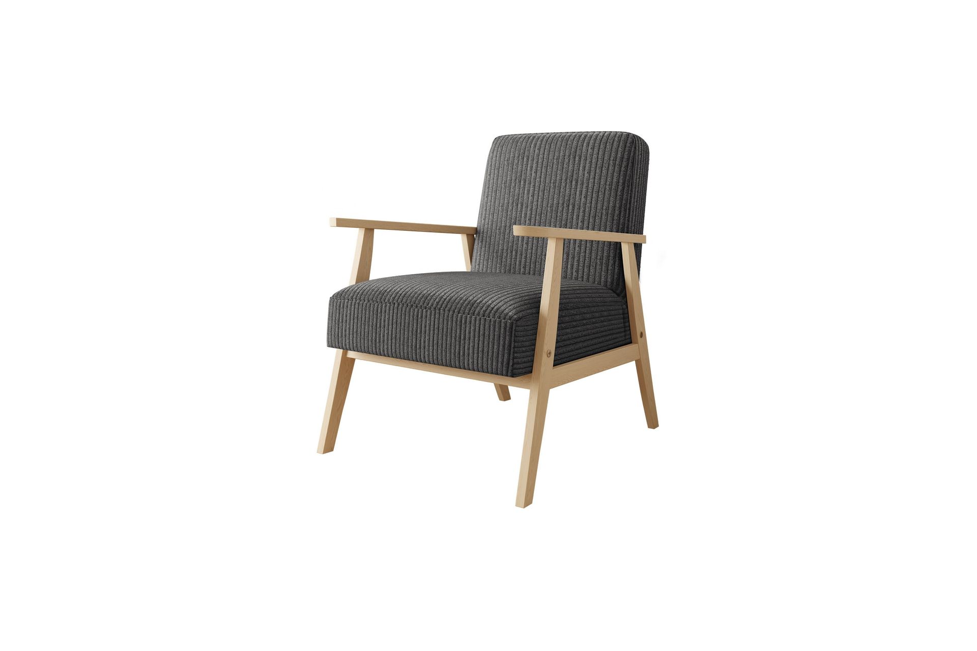 Retro Lænestol - Grå - Møbler - Stole & lænestole - Lænestole