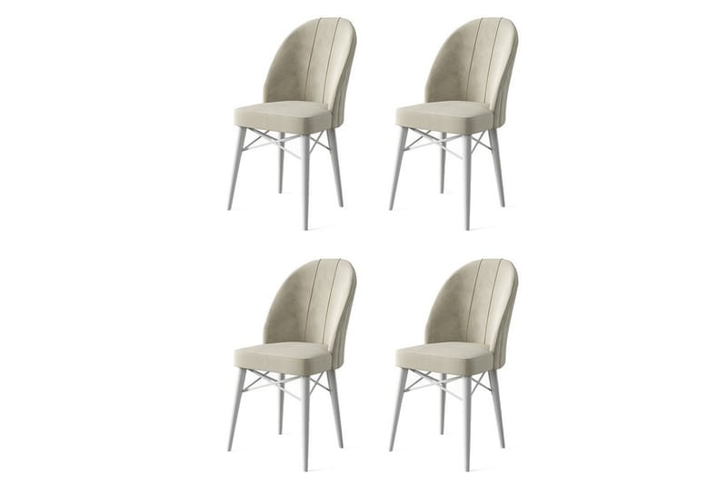 Ritim Spisestol - Cremevhid/Hvid - Møbler - Stole & lænestole - Spisebordsstole & køkkenstole