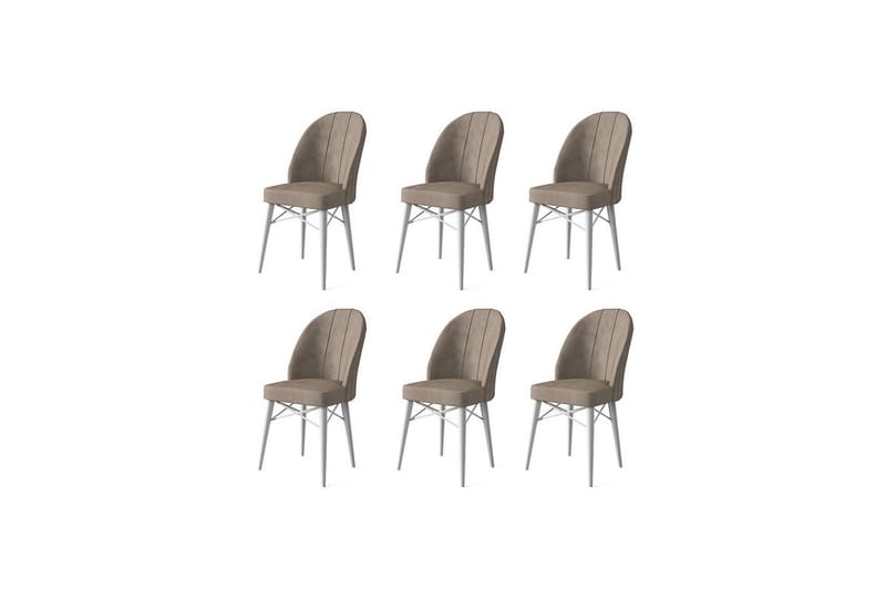 Ritim Spisestol - Lysebrun/Hvid - Møbler - Stole & lænestole - Spisebordsstole & køkkenstole