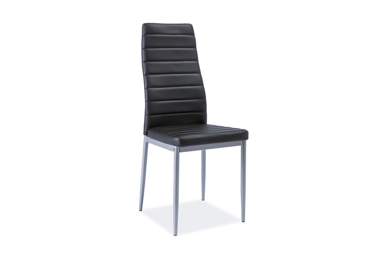Rogna Spisebordsstol 4 stk - Kunstlæder/Sort - Spisebordsstole & køkkenstole
