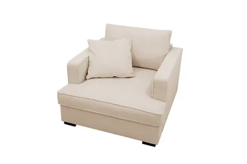Rossita Ekstra Dyb Lænestol - Beige - Møbler - Stole & lænestole - Lænestole
