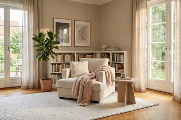 Rossita Ekstra Dyb Lænestol - Beige - Møbler - Stole & lænestole - Lænestole