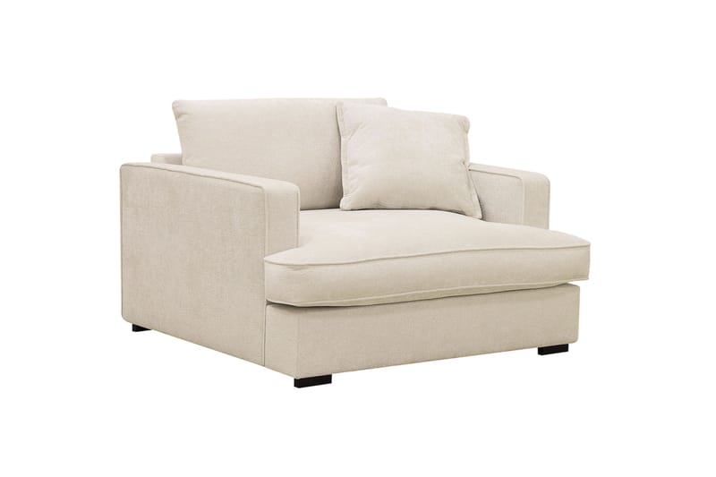 Rossita lyx Ekstra dyb Lænestol - Beige Chenille - Møbler - Stole & lænestole - Lænestole