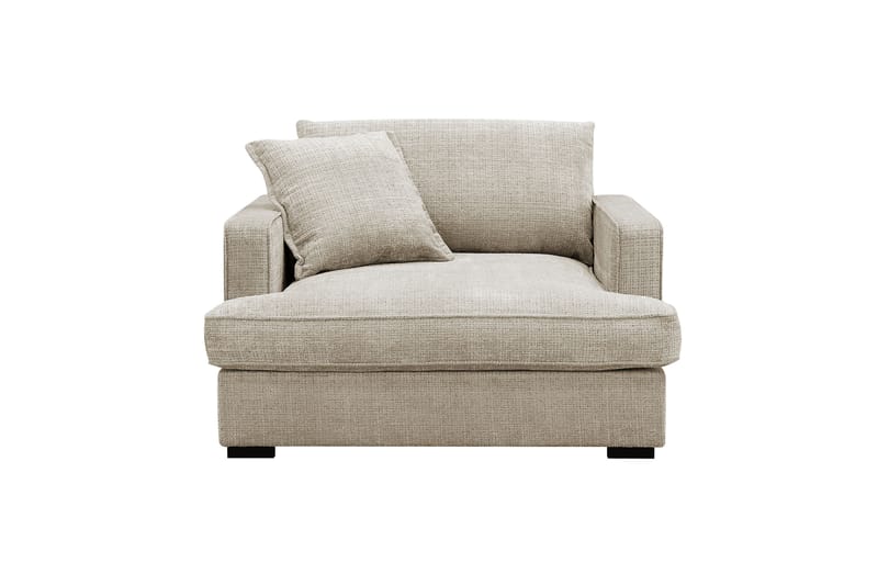 Rossita lyx Ekstra dyb Lænestol - Beige Chenille - Møbler - Stole & lænestole - Lænestole