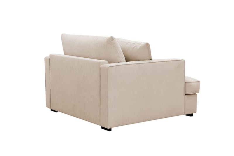 Rossita lyx Ekstra dyb Lænestol - Beige Jernbanefløjl - Møbler - Stole & lænestole - Lænestole