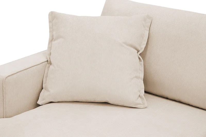 Rossita lyx Ekstra dyb Lænestol - Beige Jernbanefløjl - Møbler - Stole & lænestole - Lænestole