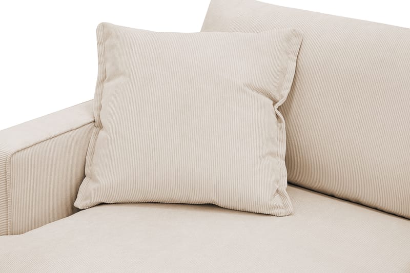 Rossita lyx Ekstra dyb Lænestol - Beige Jernbanefløjl - Møbler - Stole & lænestole - Lænestole