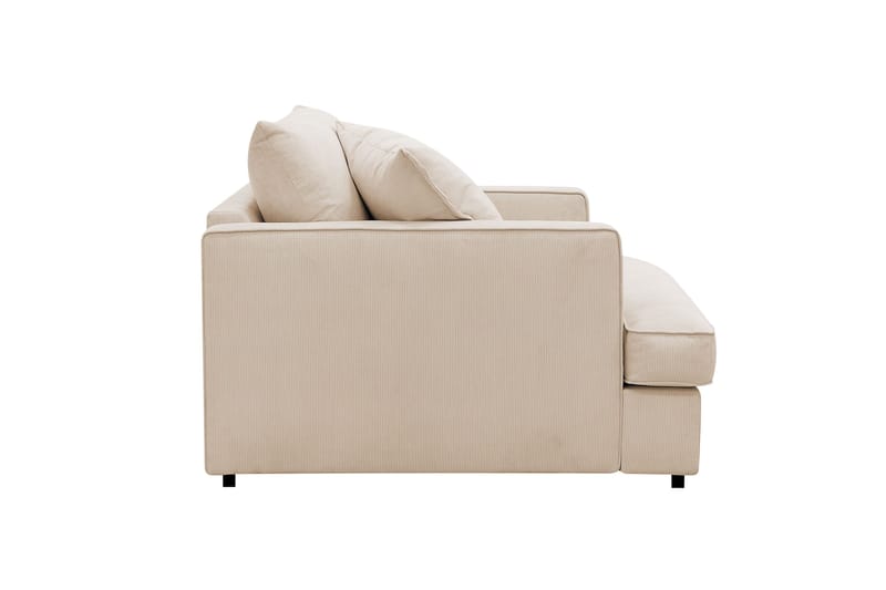 Rossita lyx Ekstra dyb Lænestol - Beige Jernbanefløjl - Møbler - Stole & lænestole - Lænestole