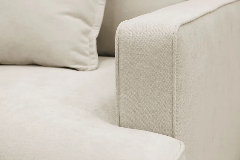 Rossita lyx Ekstra dyb Lænestol - Beige Stof - Møbler - Stole & lænestole - Lænestole