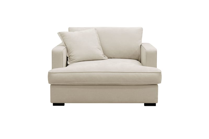 Rossita lyx Ekstra dyb Lænestol - Beige Stof - Møbler - Stole & lænestole - Lænestole