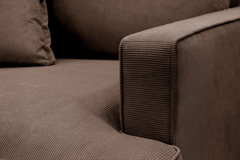 Rossita lyx Ekstra dyb Lænestol - Brun Jernbanefløjl - Møbler - Stole & lænestole - Lænestole