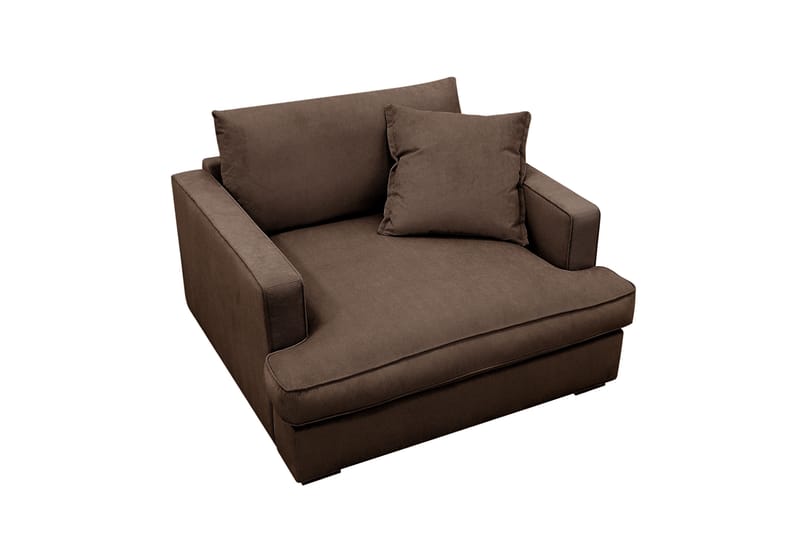 Rossita lyx Ekstra dyb Lænestol - Brun Jernbanefløjl - Møbler - Stole & lænestole - Lænestole