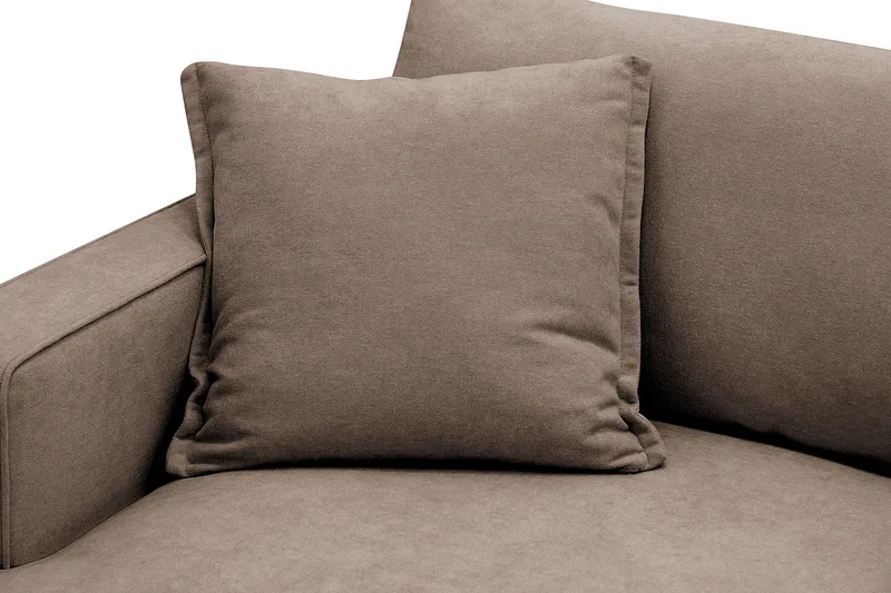 Rossita lyx Ekstra dyb Lænestol - Brun Stof - Møbler - Stole & lænestole - Lænestole