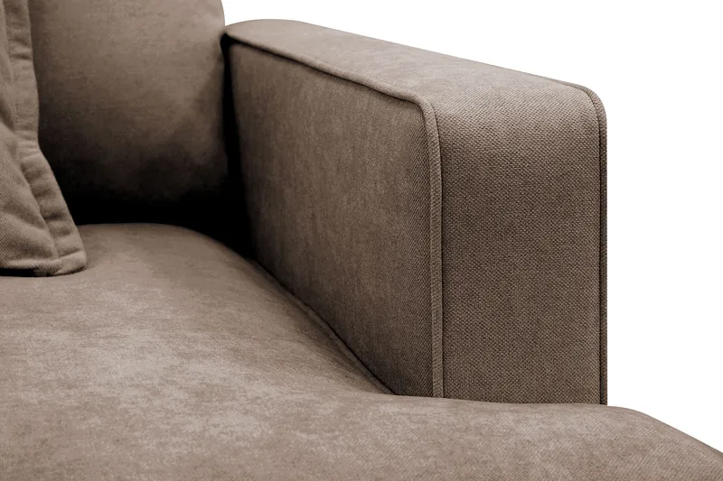 Rossita lyx Ekstra dyb Lænestol - Brun Stof - Møbler - Stole & lænestole - Lænestole