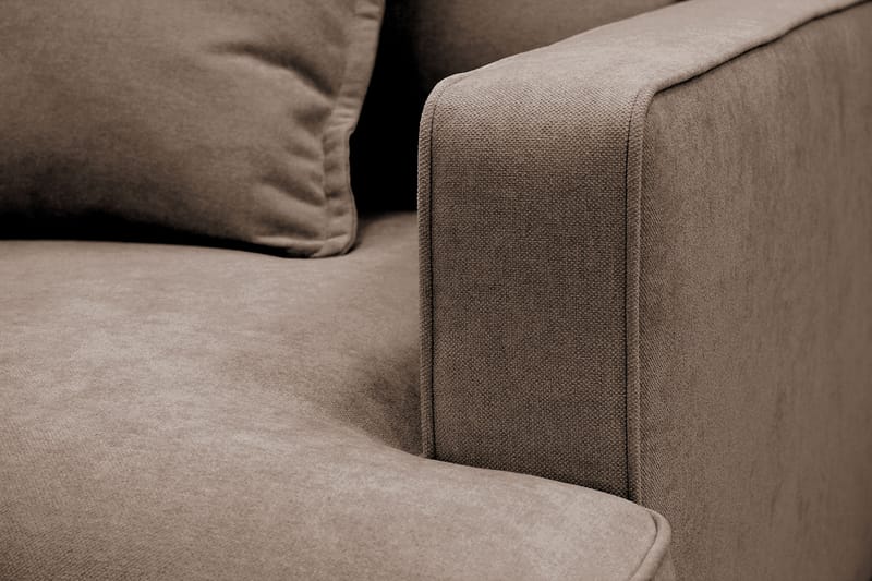 Rossita lyx Ekstra dyb Lænestol - Brun Stof - Møbler - Stole & lænestole - Lænestole