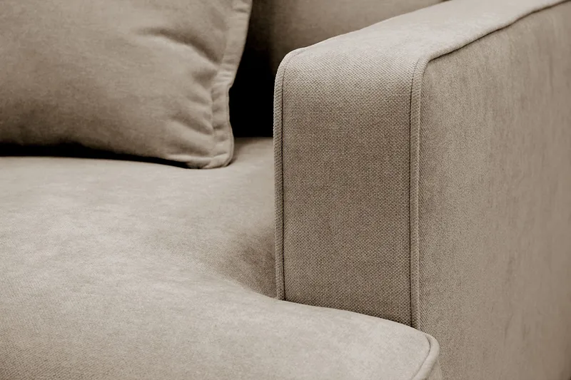 Rossita lyx Ekstra dyb Lænestol - Brun Stof - Møbler - Stole & lænestole - Lænestole