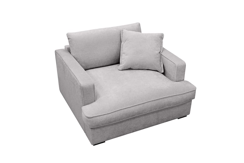 Rossita lyx Ekstra dyb Lænestol - Grå Chenille - Møbler - Stole & lænestole - Lænestole