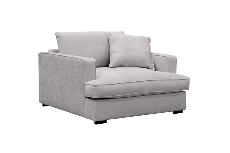 Rossita lyx Ekstra dyb Lænestol - Grå Chenille - Møbler - Stole & lænestole - Lænestole