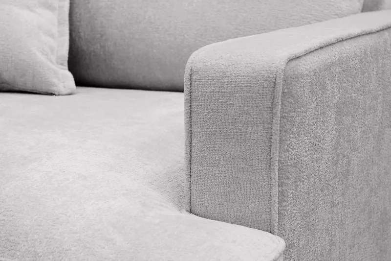 Rossita lyx Ekstra dyb Lænestol - Grå Chenille - Møbler - Stole & lænestole - Lænestole