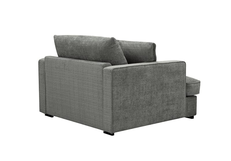 Rossita lyx Ekstra dyb Lænestol - Grå Chenille - Møbler - Stole & lænestole - Lænestole