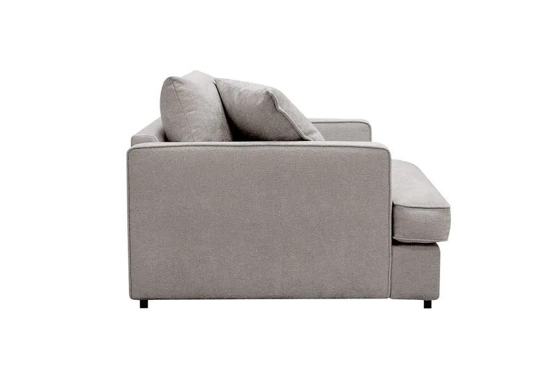 Rossita lyx Ekstra dyb Lænestol - Grå/Brun Chenille - Møbler - Stole & lænestole - Lænestole