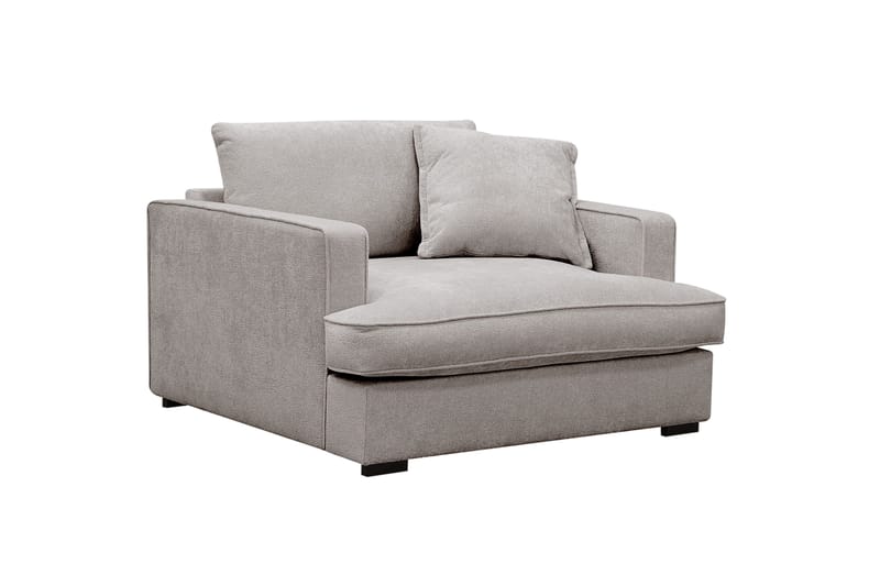 Rossita lyx Ekstra dyb Lænestol - Grå/Brun Chenille - Møbler - Stole & lænestole - Lænestole