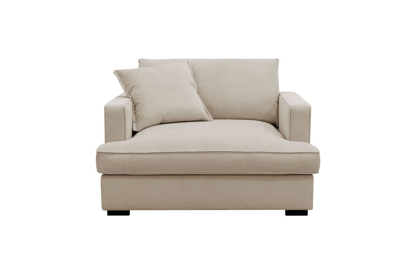 Rossita lyx Ekstra dyb Lænestol - Greige Manchester - Møbler - Stole & lænestole - Lænestole