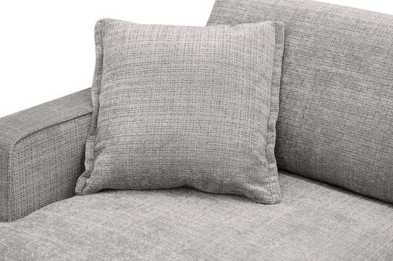 Rossita lyx Ekstra dyb Lænestol - Lysegrå Chenille - Møbler - Stole & lænestole - Lænestole