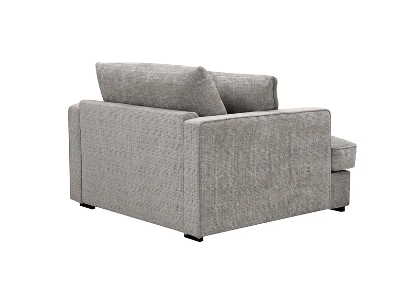 Rossita lyx Ekstra dyb Lænestol - Lysegrå Chenille - Møbler - Stole & lænestole - Lænestole