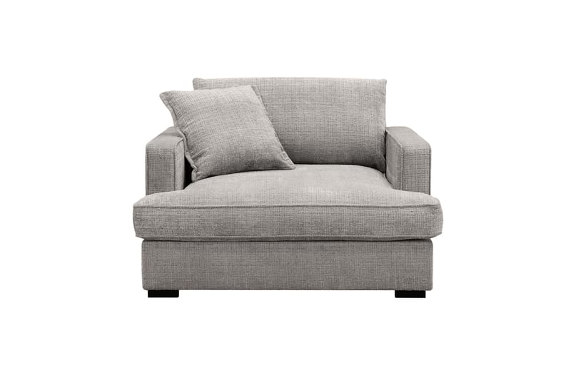 Rossita lyx Ekstra dyb Lænestol - Lysegrå Chenille - Møbler - Stole & lænestole - Lænestole