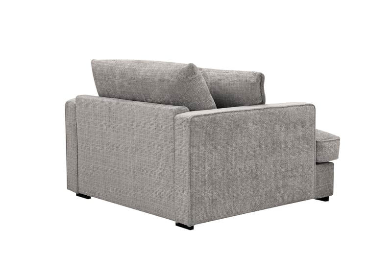 Rossita lyx Ekstra dyb Lænestol - Lysegrå Chenille - Møbler - Stole & lænestole - Lænestole