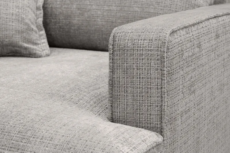 Rossita lyx Ekstra dyb Lænestol - Lysegrå Chenille - Møbler - Stole & lænestole - Lænestole