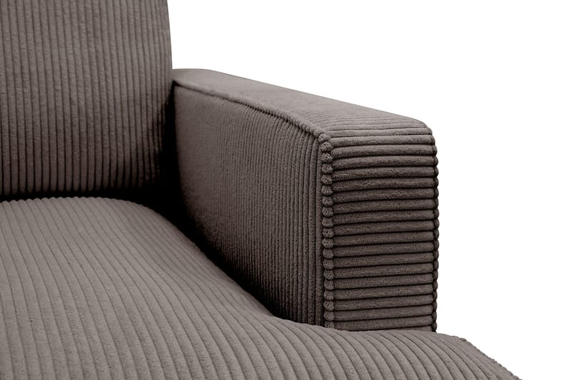 Rossita lyx Ekstra dyb Lænestol - Mørkegrå Jernbanefløjl - Møbler - Stole & lænestole - Lænestole