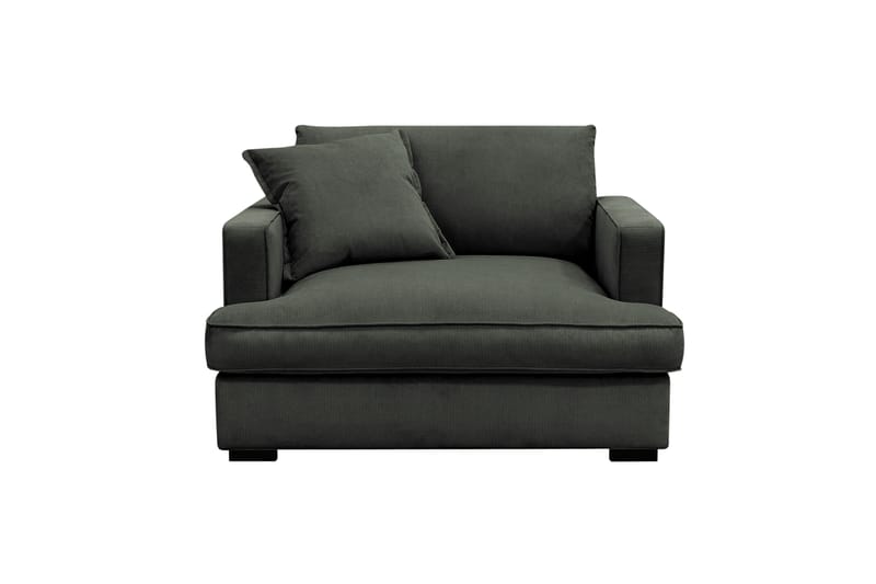 Rossita lyx Ekstra dyb Lænestol - Mørkegrøn Jernbanefløjl - Møbler - Stole & lænestole - Lænestole