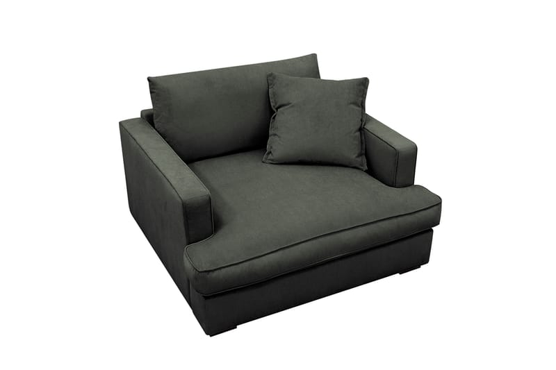 Rossita lyx Ekstra dyb Lænestol - Mørkegrøn Jernbanefløjl - Møbler - Stole & lænestole - Lænestole