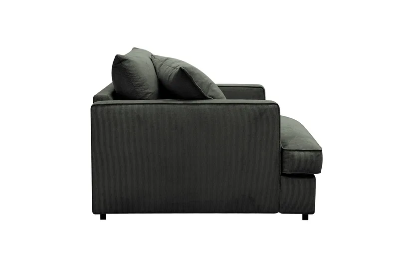 Rossita lyx Ekstra dyb Lænestol - Mørkegrøn Jernbanefløjl - Møbler - Stole & lænestole - Lænestole