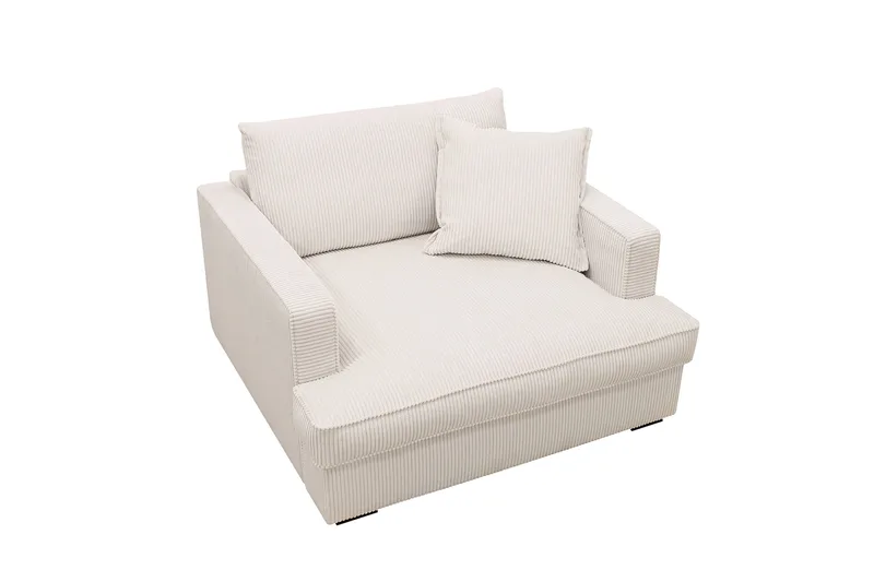 Rossita lyx Ekstra dyb Lænestol - Offwhite - Møbler - Stole & lænestole - Lænestole