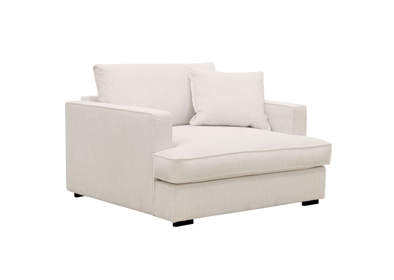 Rossita lyx Ekstra dyb Lænestol - Offwhite - Møbler - Stole & lænestole - Lænestole