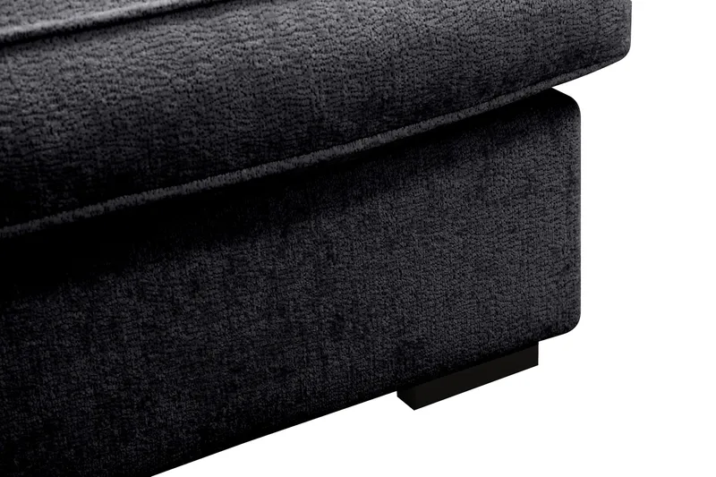 Rossita lyx Ekstra dyb Lænestol - Sort Chenille - Møbler - Stole & lænestole - Lænestole