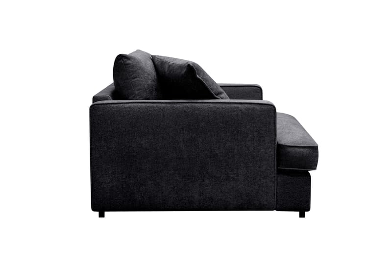 Rossita lyx Ekstra dyb Lænestol - Sort Chenille - Møbler - Stole & lænestole - Lænestole