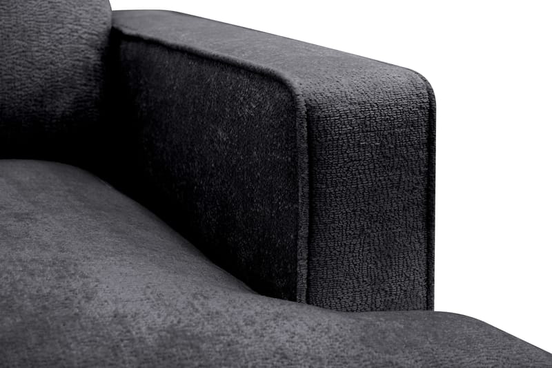 Rossita lyx Ekstra dyb Lænestol - Sort Chenille - Møbler - Stole & lænestole - Lænestole