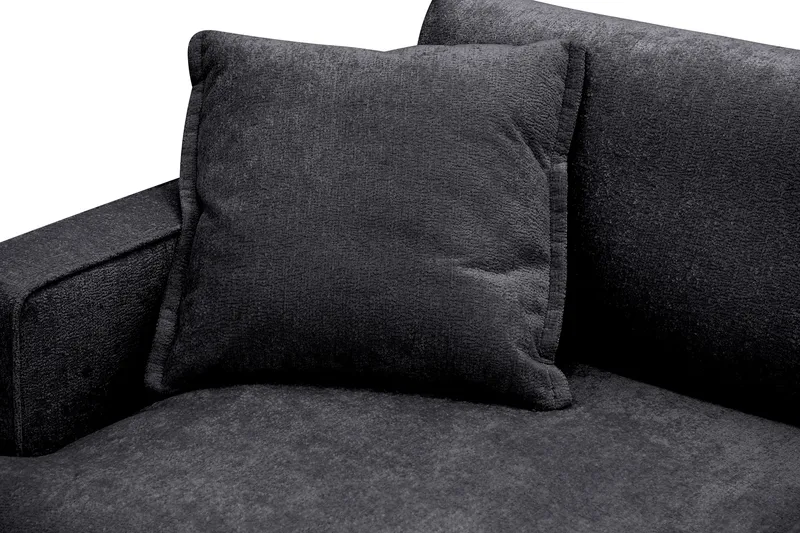 Rossita lyx Ekstra dyb Lænestol - Sort Chenille - Møbler - Stole & lænestole - Lænestole