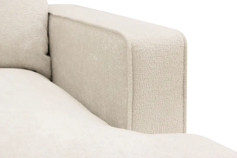 Rossita lyx Ekstra dyb Lænestol - Trenza 06, Beige Chenille - Møbler - Stole & lænestole - Lænestole