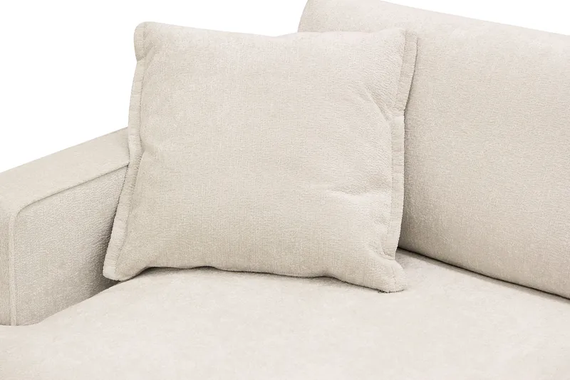 Rossita lyx Ekstra dyb Lænestol - Trenza 06, Beige Chenille - Møbler - Stole & lænestole - Lænestole