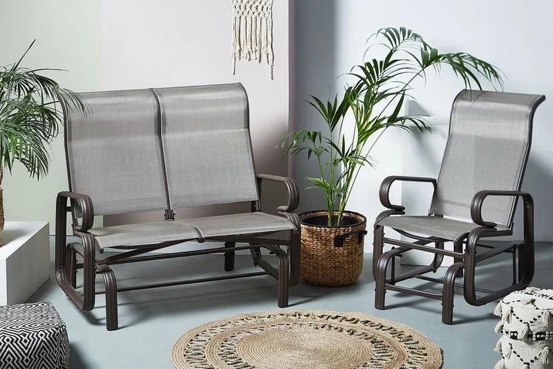 Chapau gyngestol - Brun - Havemøbler - Havestole - Havegyngestol