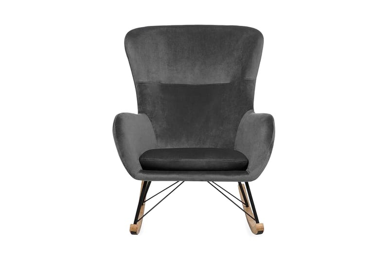 Freeburger gyngestol velour, Grå