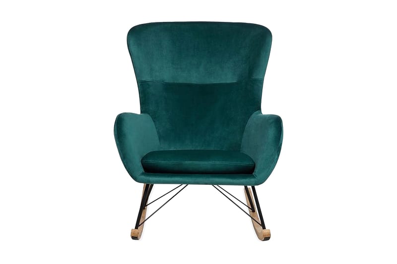 Freeburger gyngestol velour, Grøn