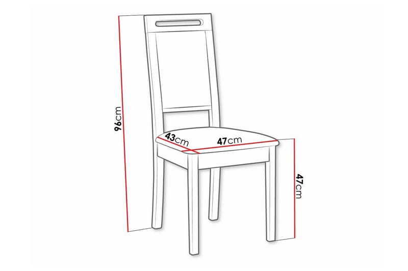 Rowden Spisestol - Blå - Spisebordsstole & køkkenstole